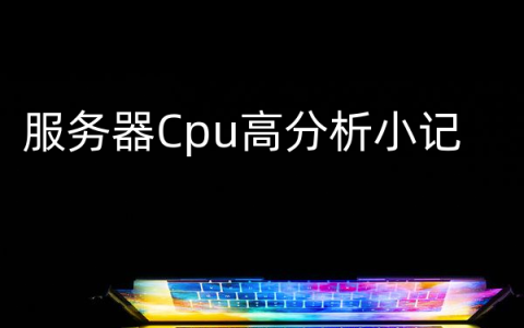 服务器Cpu高分析小记