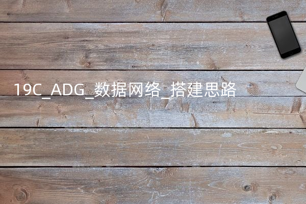 19C_ADG_数据网络_搭建思路