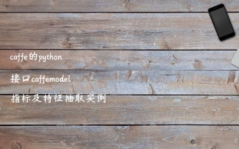 caffe的python接口caffemodel指标及特征抽取实例