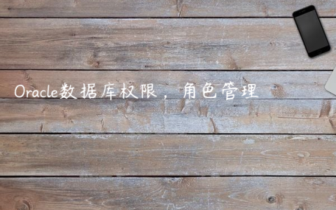 Oracle数据库权限，角色管理